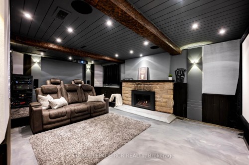 17 First Avenue, Orangeville, ON - Indoor With Fireplace