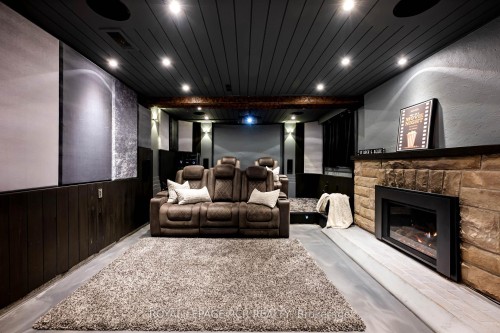 17 First Avenue, Orangeville, ON - Indoor With Fireplace