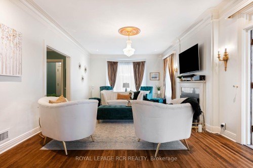 17 First Avenue, Orangeville, ON - Indoor Photo Showing Living Room With Fireplace