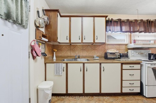 298 Sanatorium Road, Hamilton, ON - Indoor Photo Showing Kitchen With Double Sink