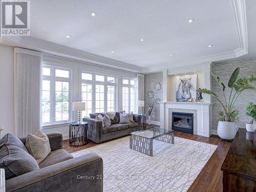 214 Jerseyville Road, Brantford, ON - Indoor Photo Showing Living Room With Fireplace