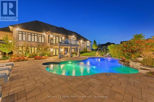 214 Jerseyville Road, Brantford, ON - Outdoor With In Ground Pool
