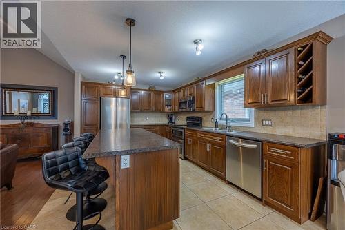 45 Cardinal Lane, Port Dover, ON - Indoor Photo Showing Kitchen With Double Sink