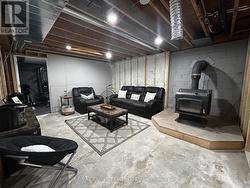 family room area (wood stove not used) - 