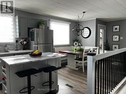 open concept kitchen and dining - 