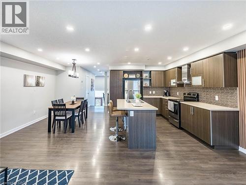 98 Crafter Crescent, Stoney Creek, ON - Indoor Photo Showing Kitchen With Stainless Steel Kitchen With Upgraded Kitchen
