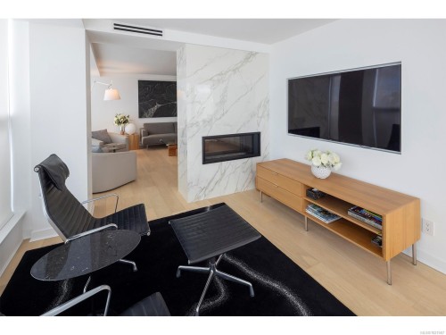 606-1234 Wharf St, Victoria, BC - Indoor With Fireplace