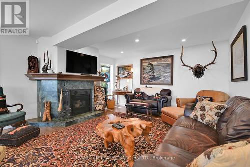20214 County Rd 2 Road, South Glengarry, ON - Indoor Photo Showing Living Room With Fireplace