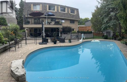 1466 Flaminia Court, Mississauga, ON - Outdoor With In Ground Pool With Deck Patio Veranda