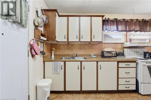 298 Sanatorium Road, Hamilton, ON - Indoor Photo Showing Kitchen With Double Sink