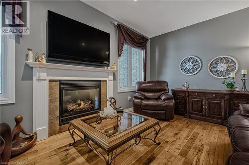 177 Highway 53, Cathcart, ON - Indoor Photo Showing Living Room With Fireplace