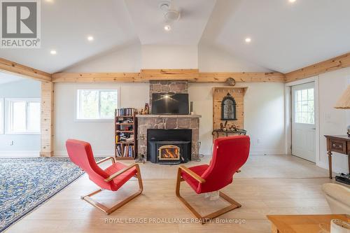 75 Houston Lane, Tweed (Hungerford (Twp)), ON - Indoor Photo Showing Living Room With Fireplace
