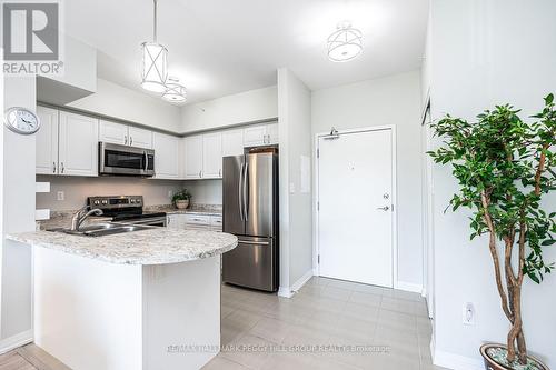 404 - 295 Cundles Road E, Barrie, ON - Indoor Photo Showing Kitchen With Stainless Steel Kitchen With Double Sink