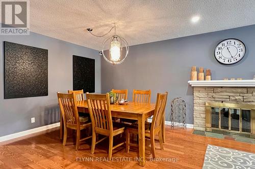3560 Rapids View Drive, Niagara Falls, ON - Indoor Photo Showing Dining Room With Fireplace