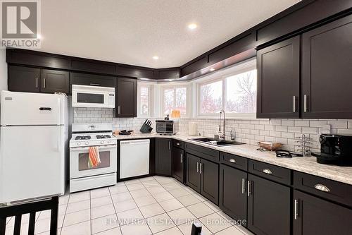 3560 Rapids View Drive, Niagara Falls, ON - Indoor Photo Showing Kitchen With Double Sink