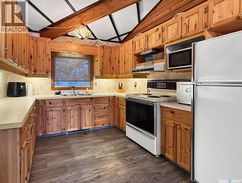 105 Otter Crescent, Beaver Flat, SK - Indoor Photo Showing Kitchen With Double Sink