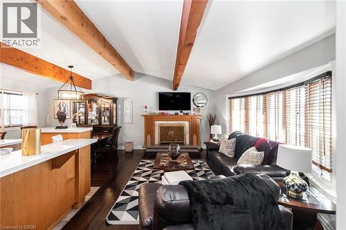 92 Auchmar Road, Hamilton, ON - Indoor With Fireplace