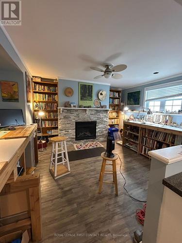 1041 Welch Road, Minden Hills, ON - Indoor With Fireplace