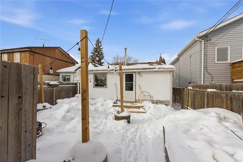 Back of house - 34 Essex Avenue, Winnipeg, MB - Outdoor