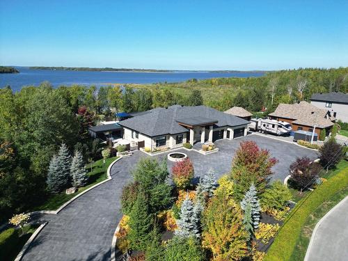 Aerial photo - 101 Rue Des Cormorans, Val-D'Or, QC - Outdoor With Body Of Water With View