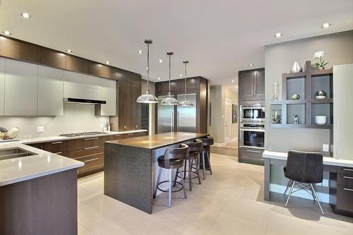 Kitchen - 101 Rue Des Cormorans, Val-D'Or, QC - Indoor Photo Showing Kitchen With Double Sink With Upgraded Kitchen