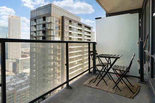Balcony - 3412-1188 Rue St-Antoine O., Montréal (Ville-Marie), QC - Outdoor With Balcony