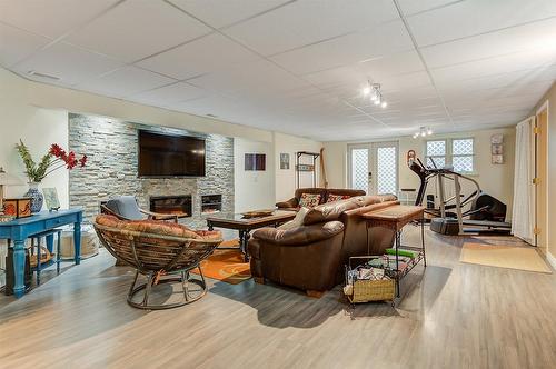 3605 Luxmoore Road, Kelowna, BC - Indoor With Fireplace