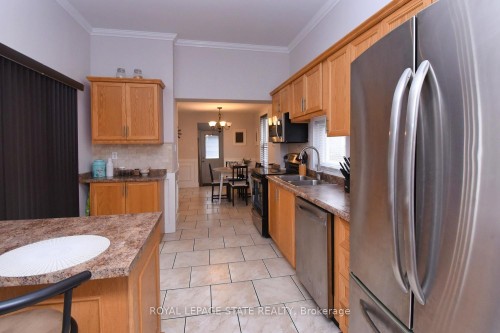 113 Steven Street, Hamilton, ON - Indoor Photo Showing Kitchen With Double Sink