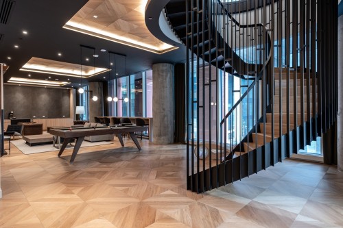 Salle communautaire - 2311-1020 Rue De La Montagne, Montréal (Ville-Marie), QC - Indoor Photo Showing Other Room