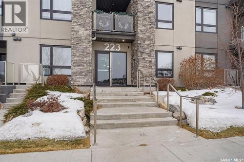 213 223 Evergreen Square, Saskatoon, SK - Outdoor With Balcony