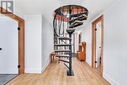 Front entrance with spiral staircase to 2nd Floor - 