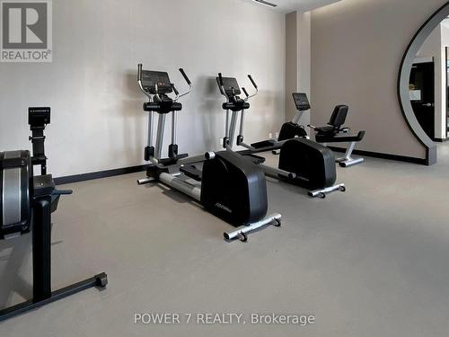 3605 - 2033 Kennedy Road, Toronto, ON - Indoor Photo Showing Gym Room