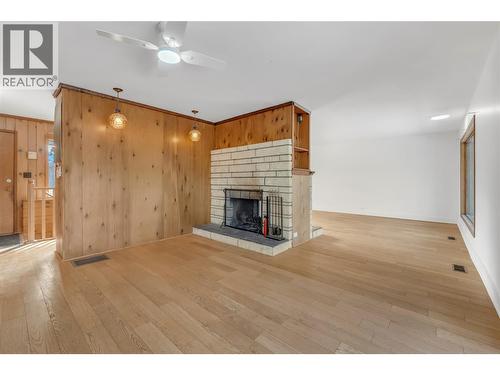 379 Mayne Avenue, Princeton, BC - Indoor Photo Showing Living Room With Fireplace