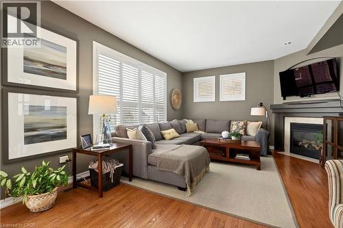 1326 Pepperbush Place, Oakville, ON - Indoor Photo Showing Living Room With Fireplace