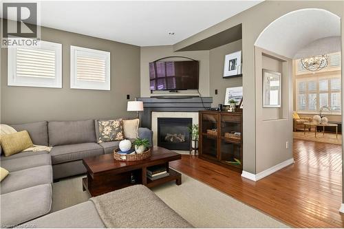 1326 Pepperbush Place, Oakville, ON - Indoor Photo Showing Living Room With Fireplace