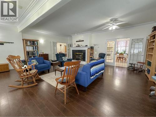 3525 Northside Road, Vanderhoof, BC - Indoor Photo Showing Living Room With Fireplace