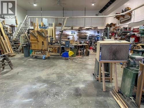 3525 Northside Road, Vanderhoof, BC - Indoor Photo Showing Garage