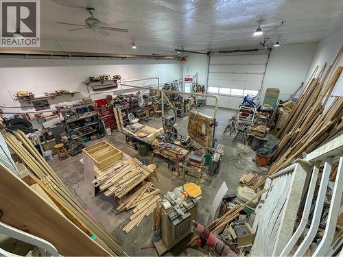 3525 Northside Road, Vanderhoof, BC - Indoor Photo Showing Garage