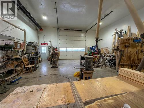 3525 Northside Road, Vanderhoof, BC - Indoor Photo Showing Garage
