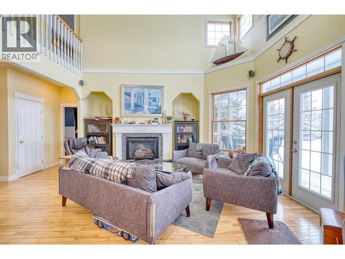 10706 244 Road, Fort St. John, BC - Indoor Photo Showing Living Room With Fireplace