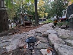stone walkway and steps - 