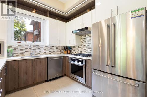 35A Broadview Avenue, Mississauga, ON - Indoor Photo Showing Kitchen With Stainless Steel Kitchen With Upgraded Kitchen