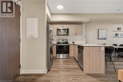 16 Markle Crescent Unit# 413, Hamilton, ON - Indoor Photo Showing Kitchen With Stainless Steel Kitchen