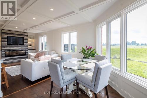 1046 Concession 6 Road W, Hamilton, ON - Indoor With Fireplace