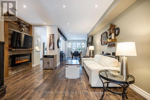 92 Zachary Place, Whitby (Brooklin), ON - Indoor With Fireplace