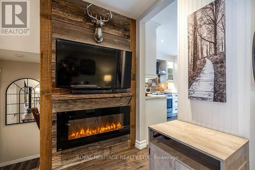 92 Zachary Place, Whitby (Brooklin), ON - Indoor Photo Showing Living Room With Fireplace