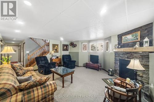 77242 London Road, Huron East (Tuckersmith), ON - Indoor Photo Showing Other Room With Fireplace