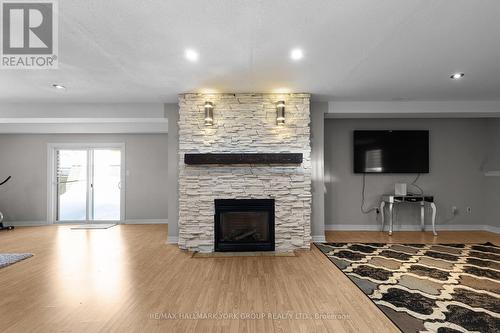 18 Todd Drive, Barrie, ON - Indoor Photo Showing Living Room With Fireplace