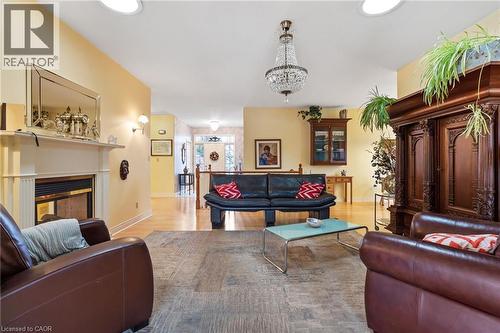 5114 Meadowood Lane, Beamsville, ON - Indoor Photo Showing Living Room With Fireplace
