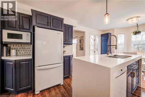 89 Biehn Drive, Kitchener, ON - Indoor Photo Showing Kitchen With Double Sink
